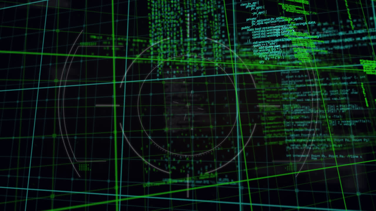 Animation af databehandling over verdenskort