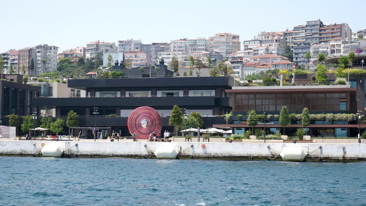 Istanbul Waterfront with Modern Architecture and Art