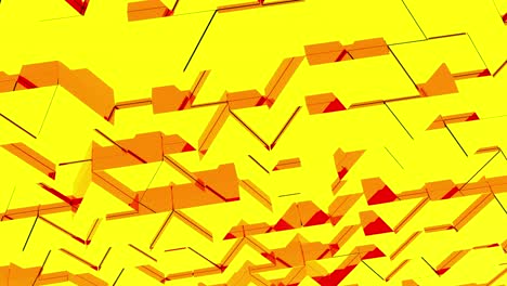 abstract geometric background with orange and yellow shapes