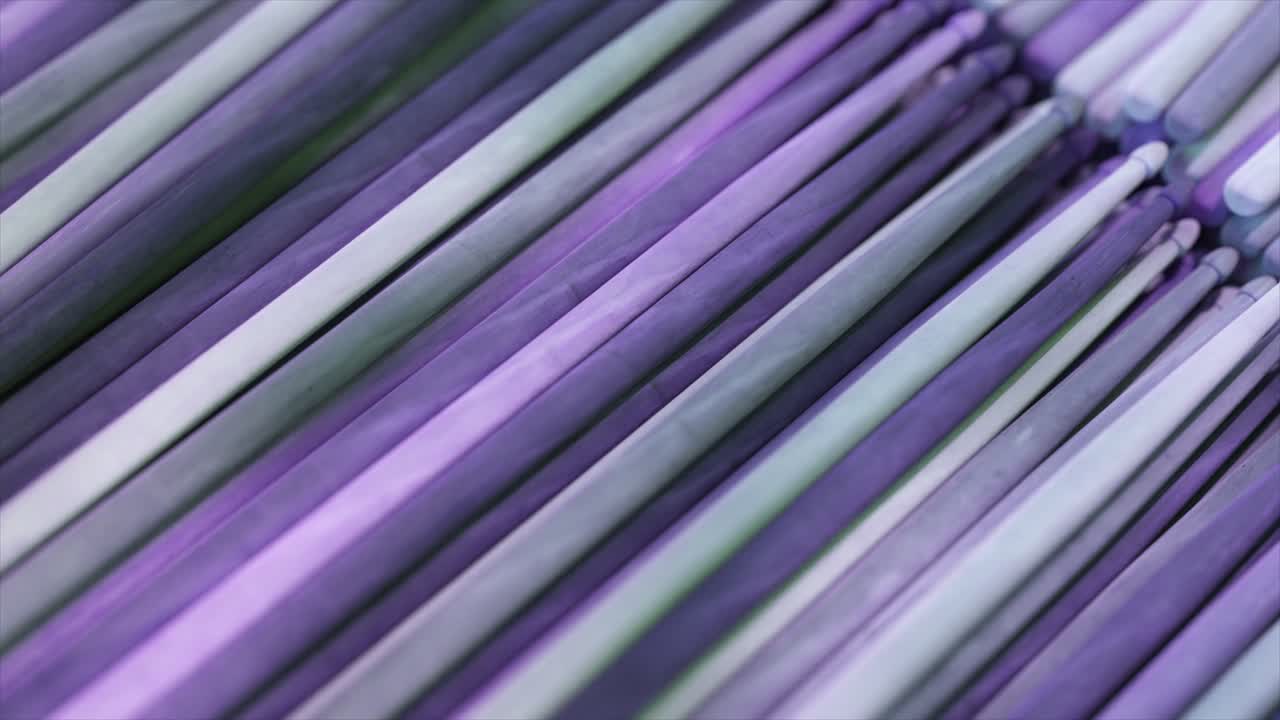 primer plano de las palos de tambor