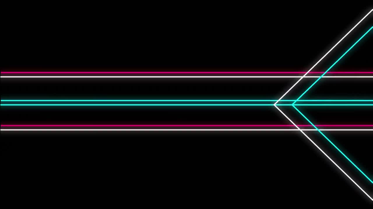 formas geométricas sobre un fondo negro