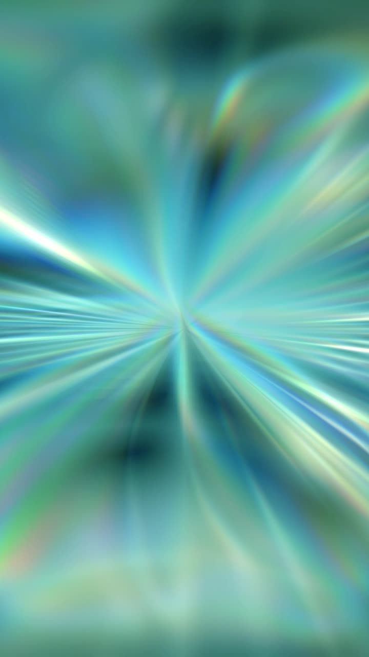 Effetto tunnel verticale blu ciano con sfocatura di movimento radiale per storie futuristiche.