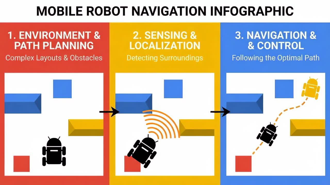 Mobile Robot Navigation Infographic