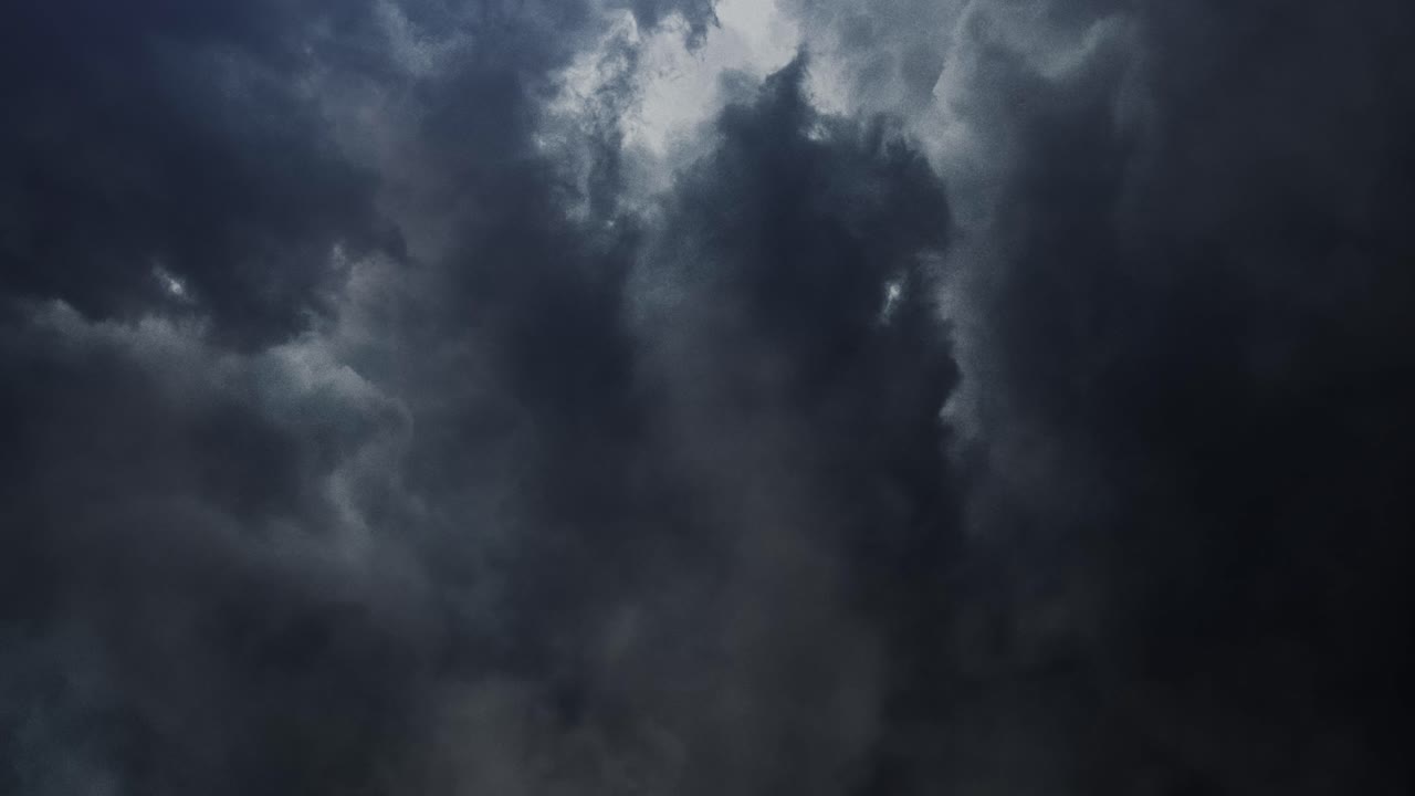 relámpagos en el cielo, tormenta 4k