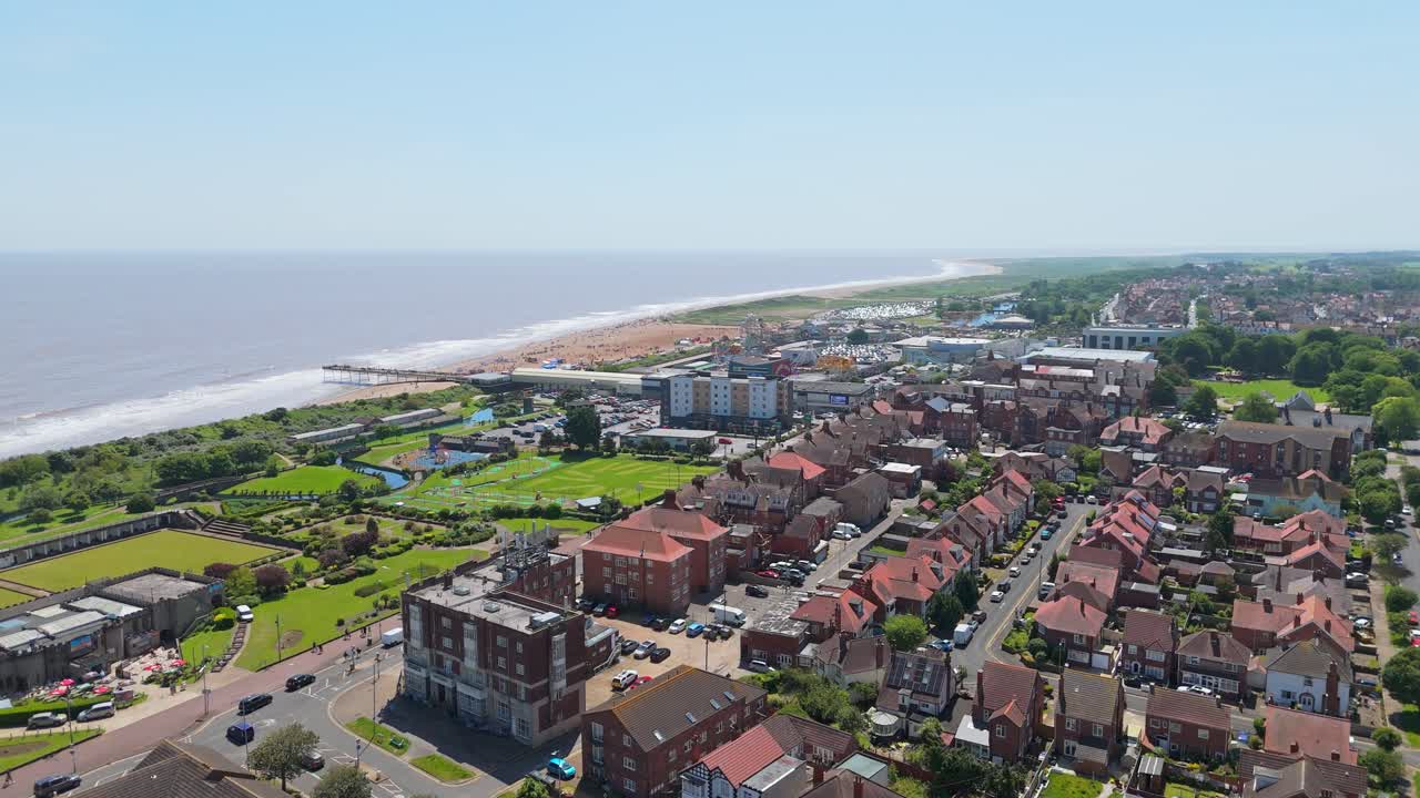 Aerial view of Cromer, Norfolk, England