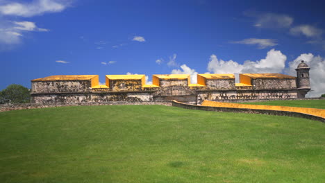 san jose el alto castle fort campeche dolly shot