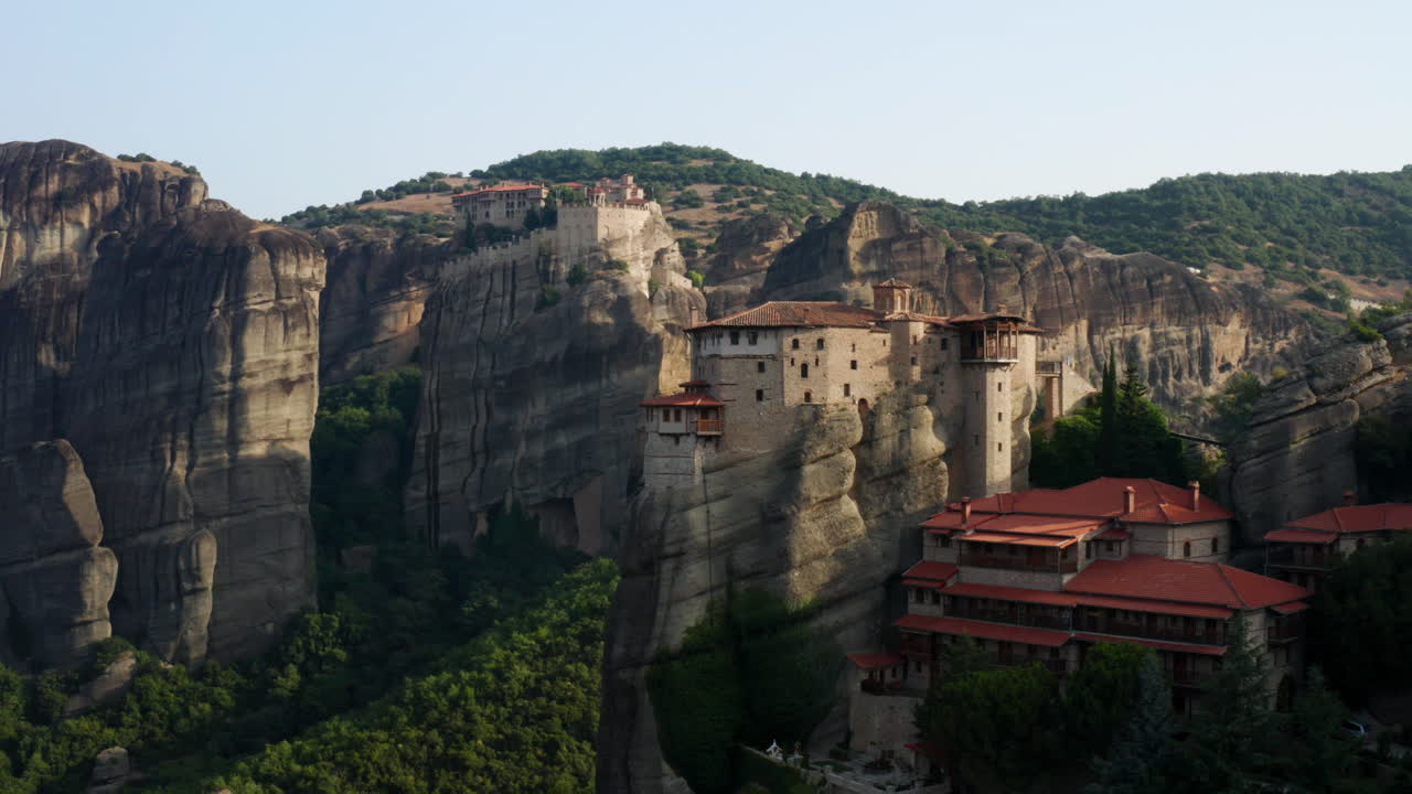 Meteora Monasteries - Aerial View
