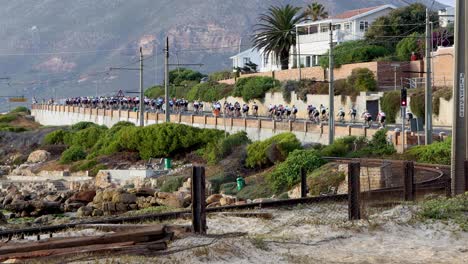 paseo en bicicleta por la costa