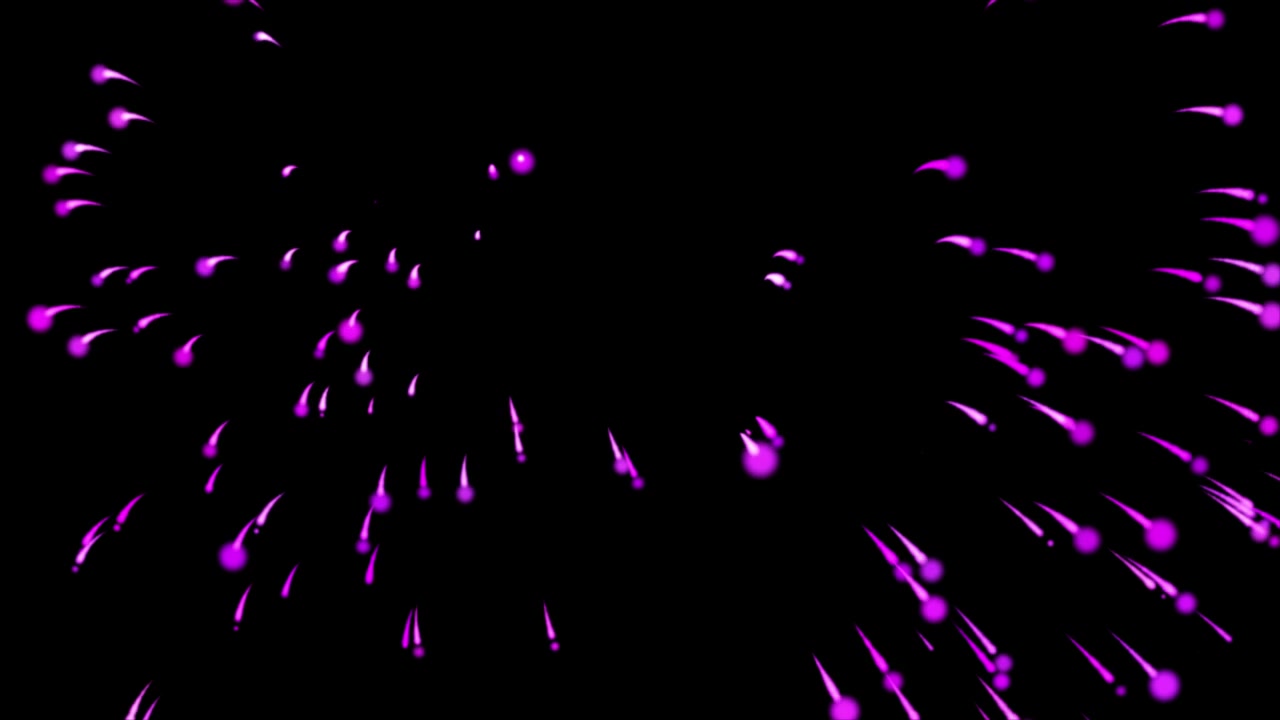 Esplosione di fuochi d'artificio viola