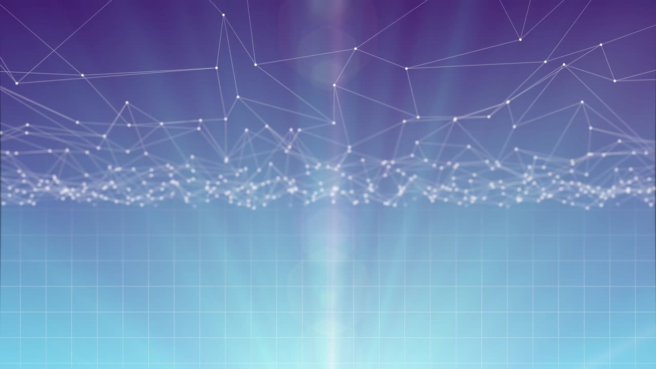 추상적인 네트워크 비즈니스 와이어 라인 기하학적 배경