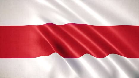bandera realista ondeando de bielorrusia, animación de fondo de la bandera