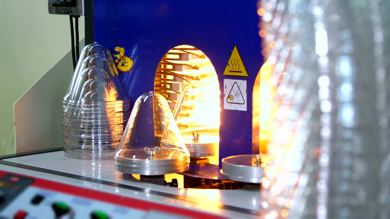 플라스틱 블랙을 준비하는 과정, 특별한 기계에서 블랙을 가열하는 과정