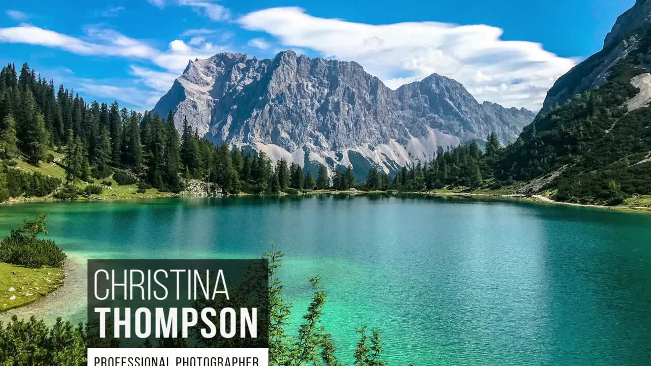 Creative Stylish Lower Thirds: Modern Premiere Pro Template for Videos