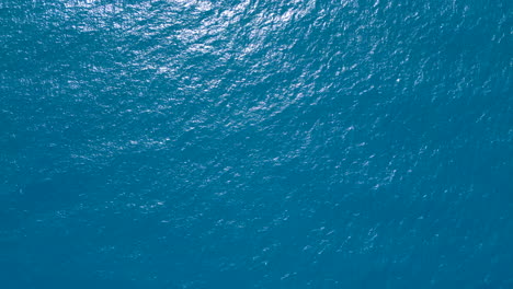 Greece-Blue-Sea-Aerial-View-Looking-Straight-Down-Above