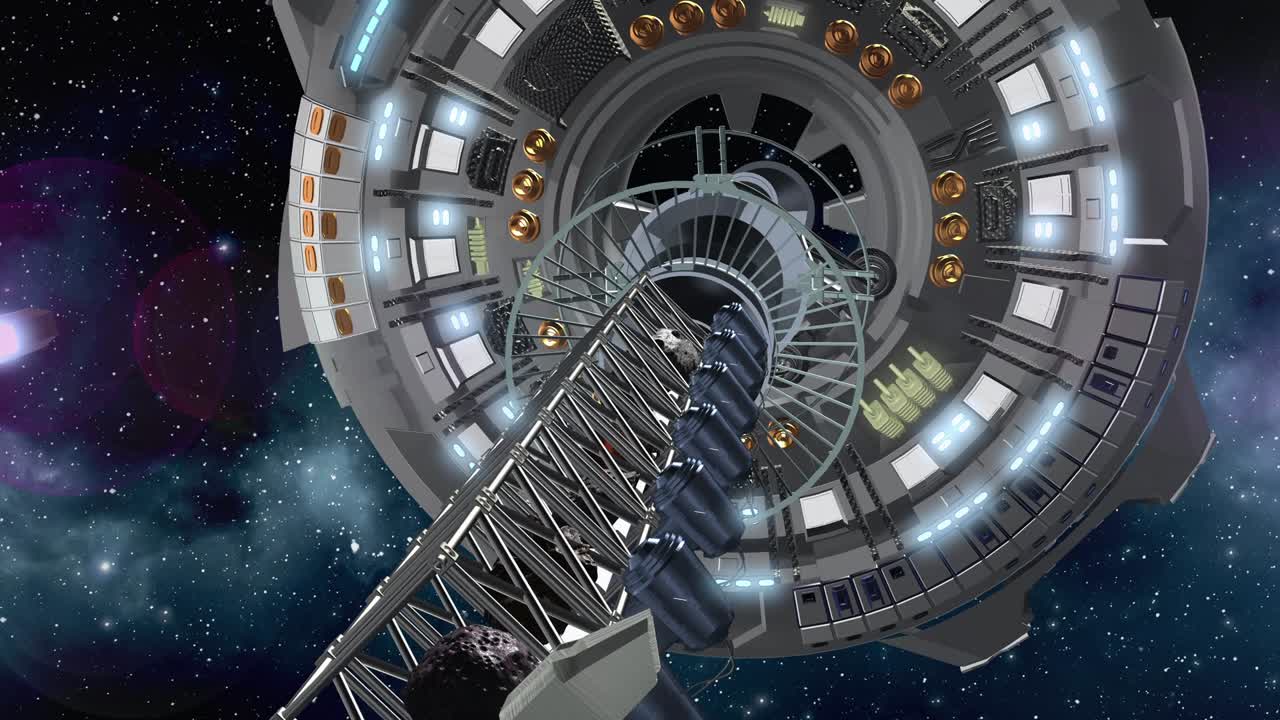 소행성을 저장하는 우주 정거장 - 세부 사항