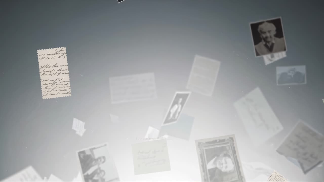 recuerdos flotantes: fotografías y cartas antiguas