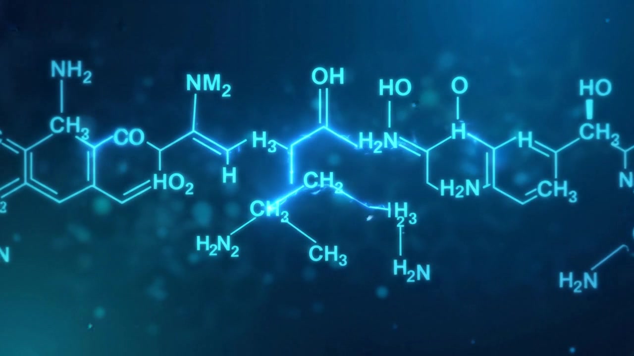 Molecular chemistry structure visualization