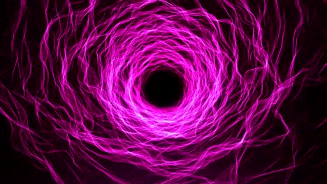 biotecnología orgánica abstracto sin costuras, loopable túnel púrpura 4k ciencia ficción de fondo de movimiento, tecnología, espacio, concepto simbiótico