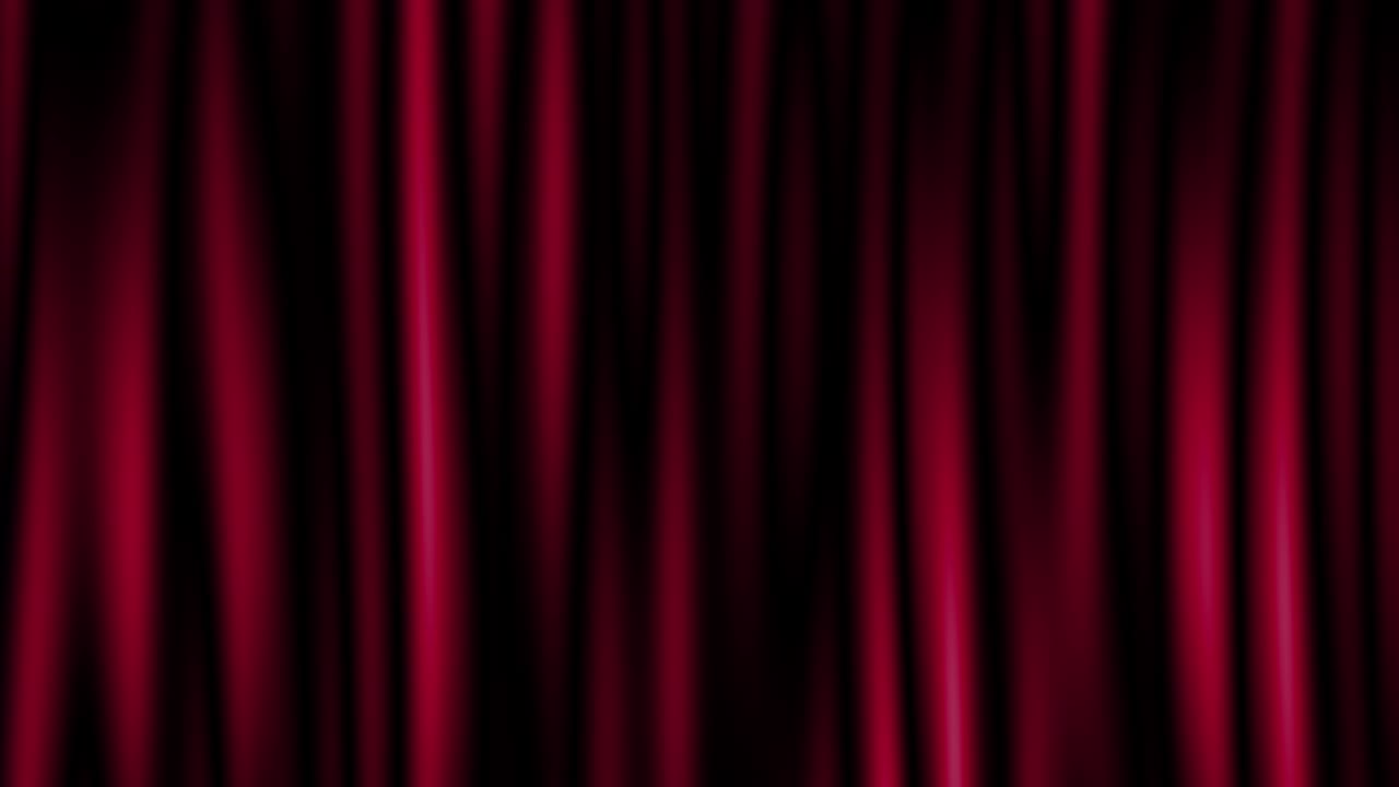 Theater red curtain background, blurred motion