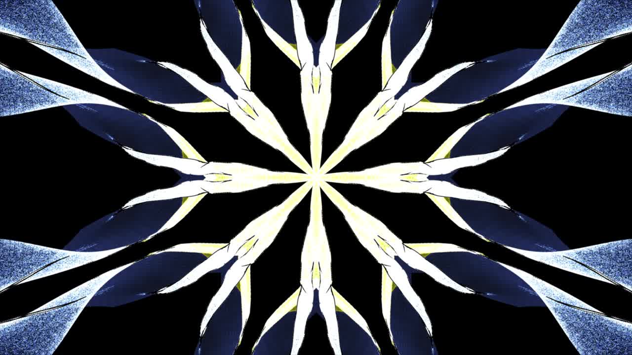 Fundo em loop de caleidoscópio.