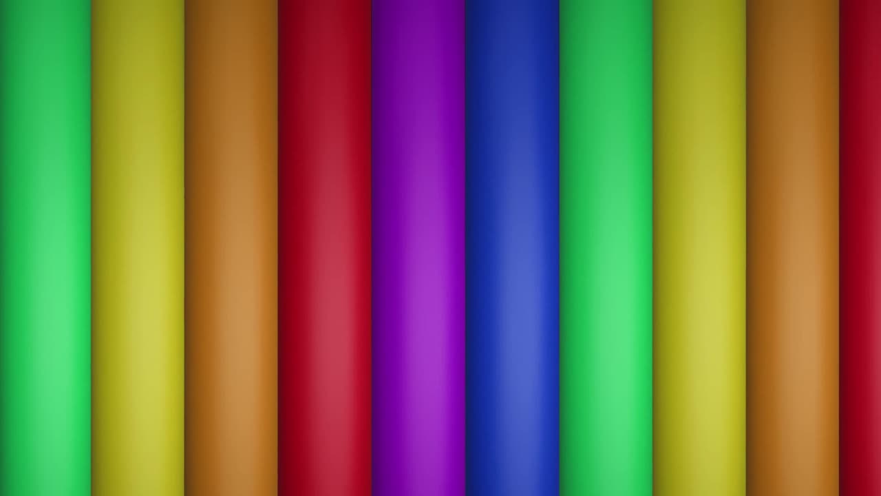 animación de rayas y colores del arco iris que se mueven en un bucle sin costuras