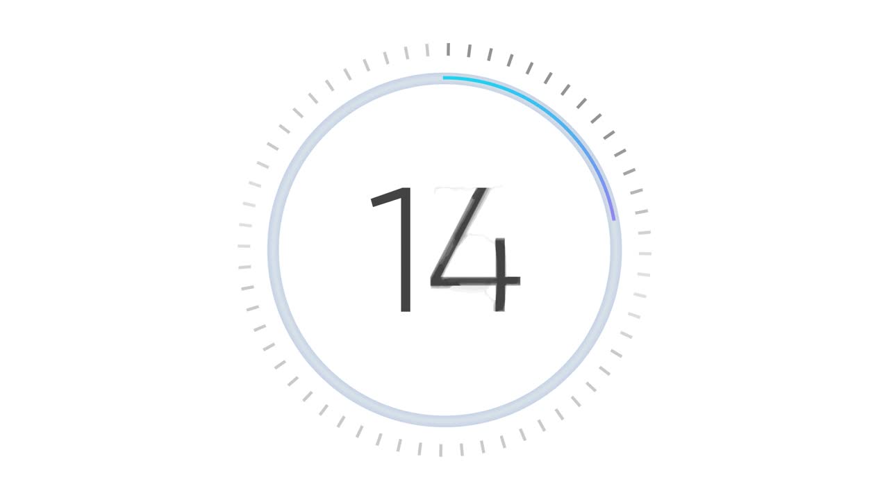 Classic Round Clock with time backward.