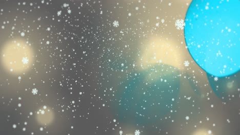 animación del globo y puntos sobre puntos de luces