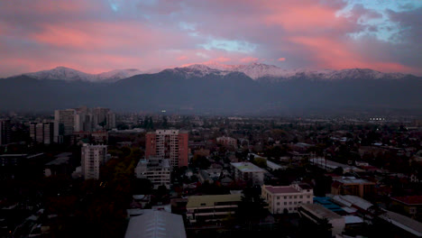 Cordillera-de-los-Andes-Drone-Winter-Dusk