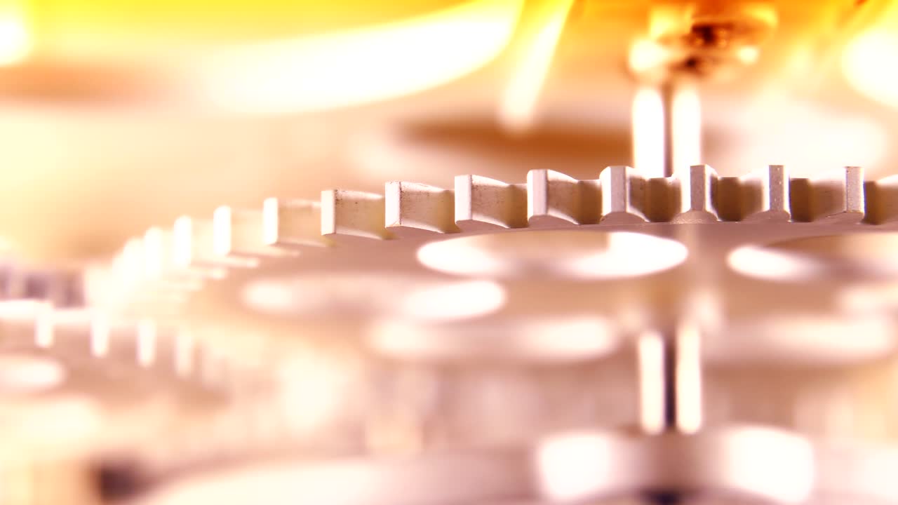 추상적인 레트로 시계 기어