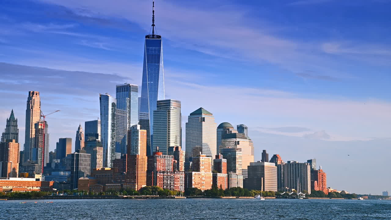 Skyline da cidade de Nova York com o One World Trade Center