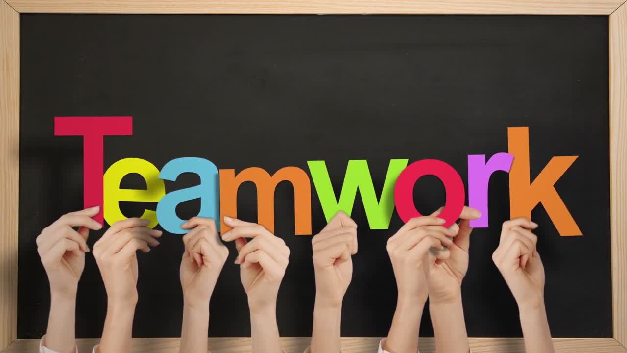 팀워크를 지 ⁇ 하는 손