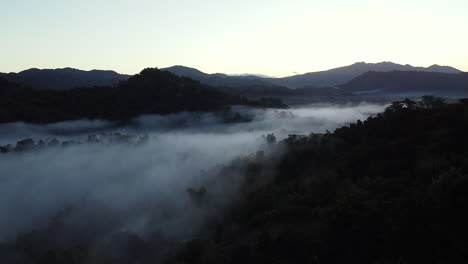 sea of clouds in the mountain