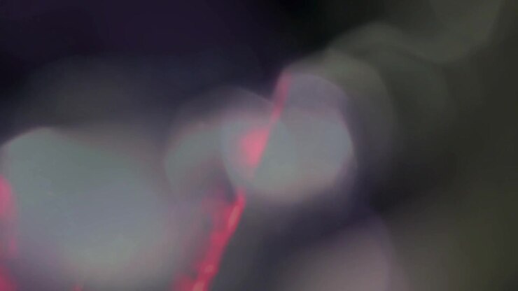 Effetti astratti di luce rossa e bokeh