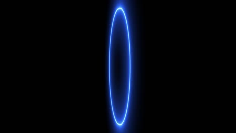 blue ring glowing electric animation motion graphics