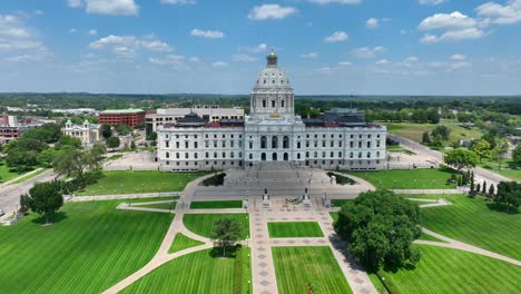 Minnesota-Capitol-Building-In-Saint-Paul,-Mn