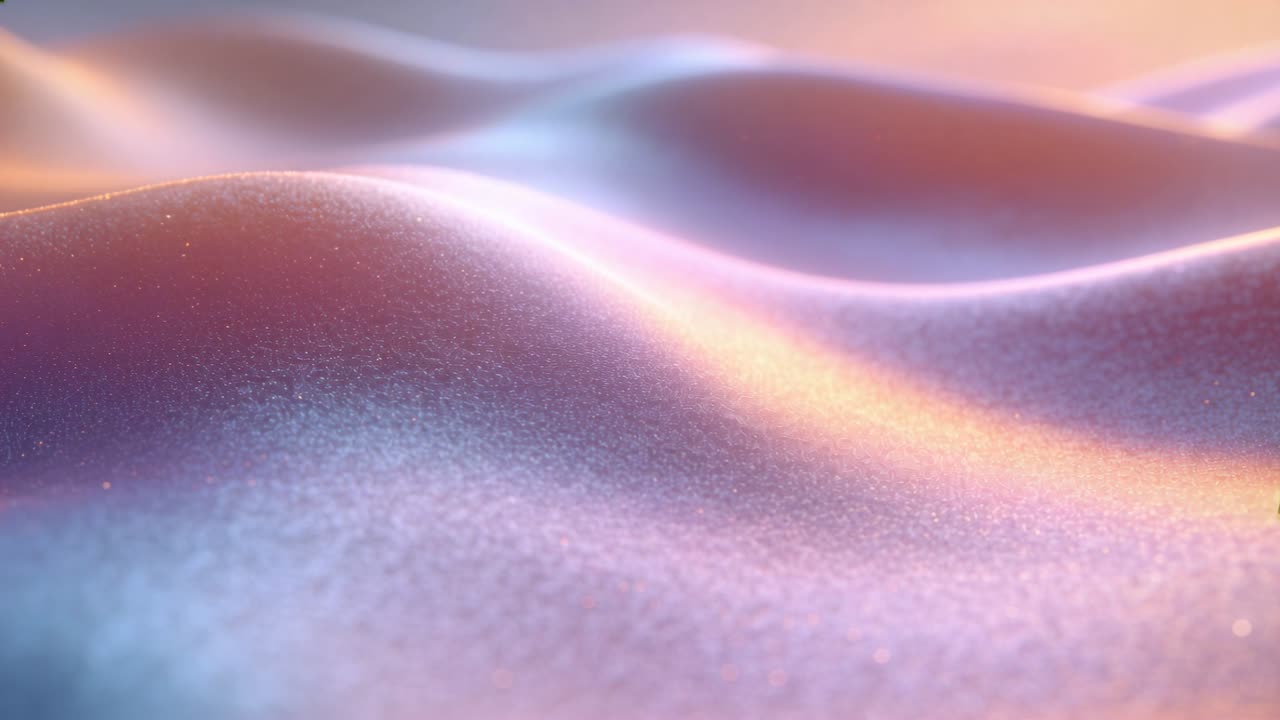 Textured surface shifting under moving light, revealing granular detail and glints for design