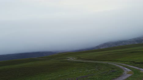 misty mountain road