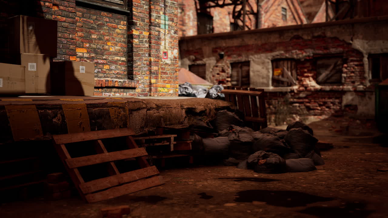 ⁇ 은 공장의 버려진 산업 건물