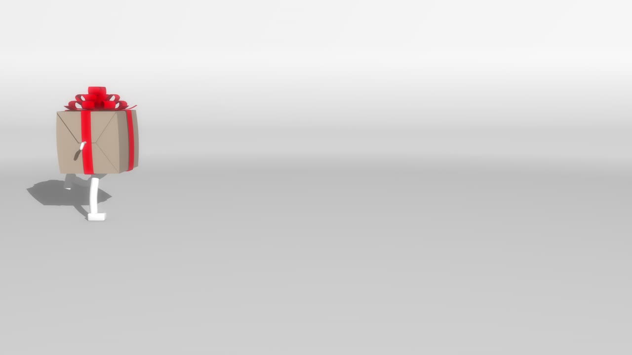 caja de regalos para caminar