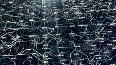 abstract circuit board design