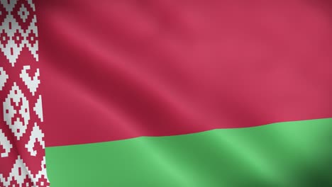 4k national animated sign of belarus, animated belarus flag, belarus flag waving, the national flag of belarus animated.