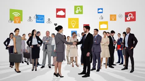reunión de un grupo de empresarios