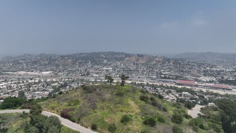 elysian park in los angeles, heading towards the secret swing