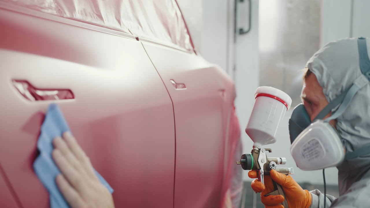 Car Painting and Detailing Process