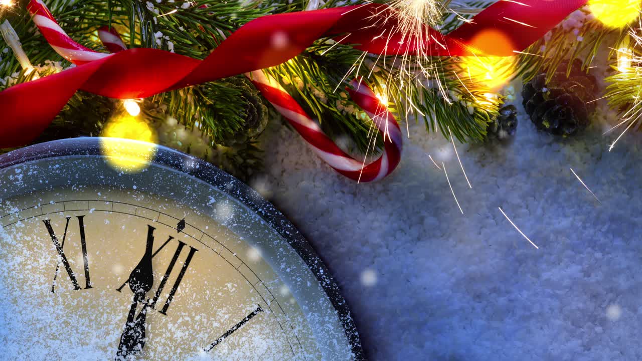 cuenta regresiva hasta la medianoche de 2021.