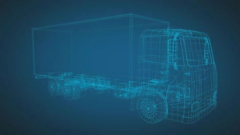 technical drawing of a truck