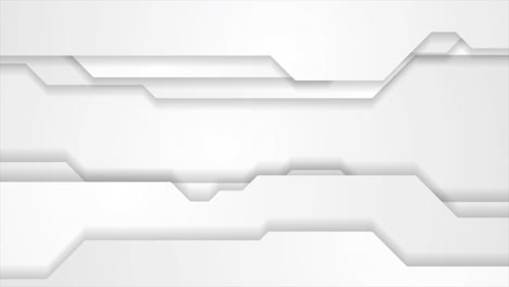 gris blanco tecnología abstracta fondo de movimiento geométrico