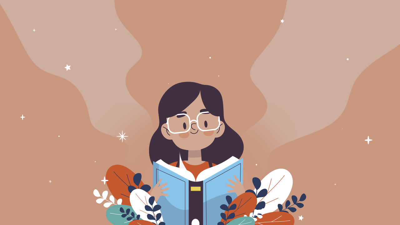 niña leyendo un libro