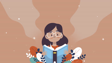 niña leyendo un libro