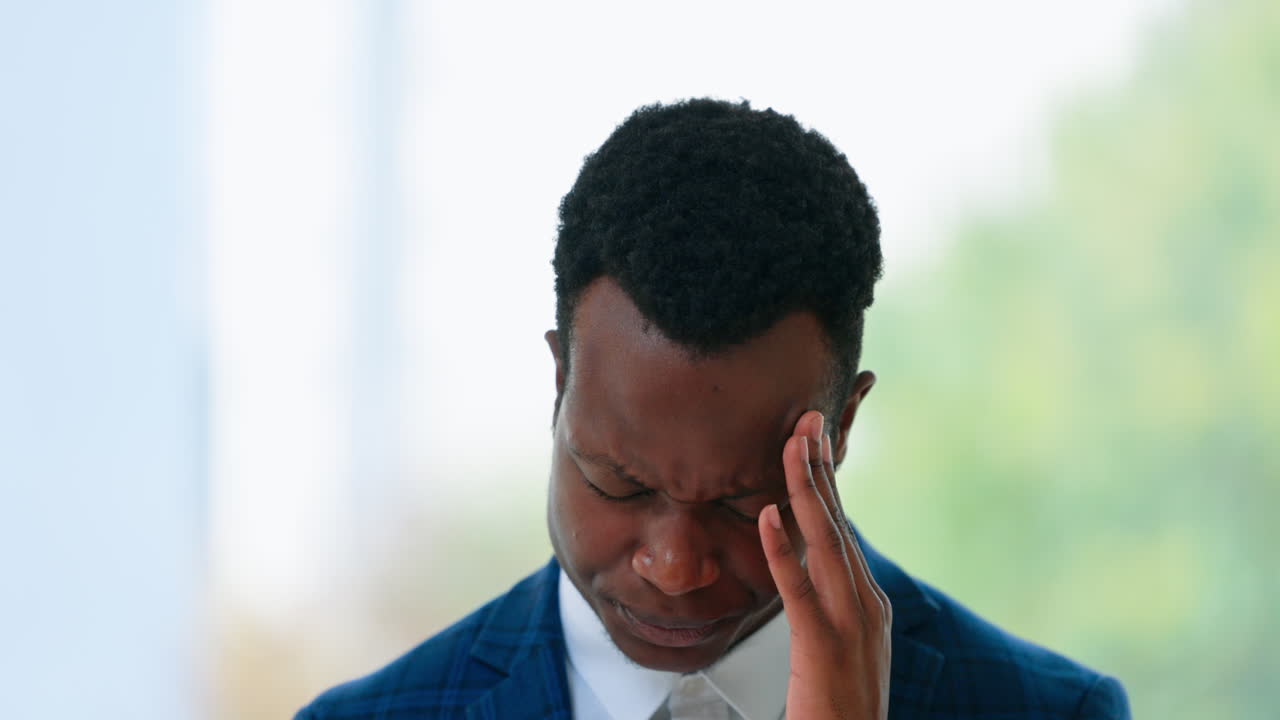 Headache, mental health and business face of black